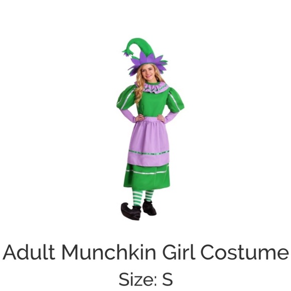 Adult Munchkin costume & shoe covers size small Wizard of Oz, Halloween costume - Picture 2 of 4